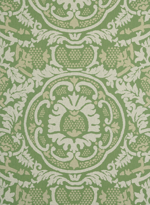 Thibaut Wallpaper Earl Damask - Green
