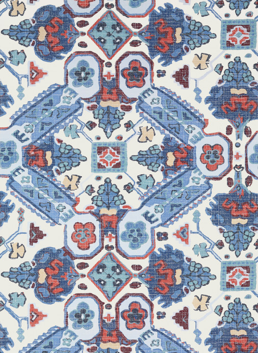 Thibaut Carta da parati Persian Carpet - Blue and White