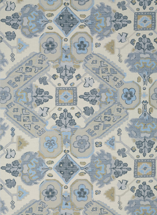 Thibaut Wallpaper Persian Carpet - Grey and Beige