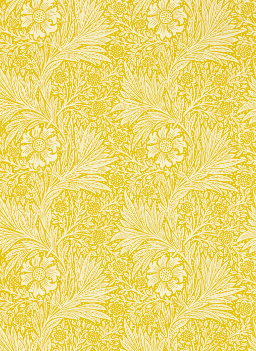 Morris & Co Carta da parati Marigold - Yellow