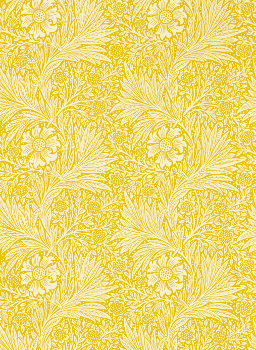 Morris & Co Carta da parati Marigold - Yellow