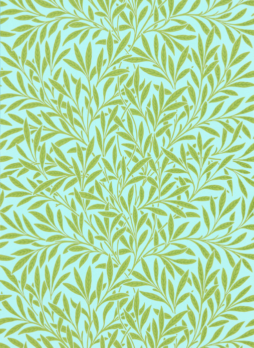 Morris & Co Wallpaper Willow - Sky/ Leaf