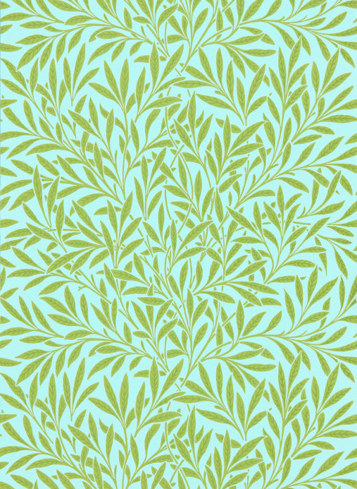 Morris & Co Wallpaper Willow - Sky/ Leaf