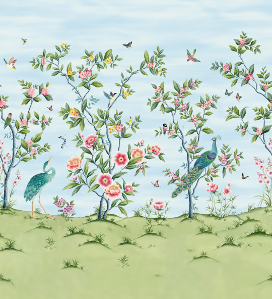 Harlequin Wandbild Florence - Sky/ Meadow/ Blossom