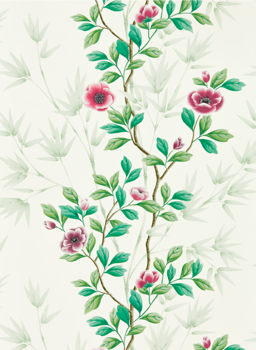 Harlequin Papier peint Lady Alford - Fig Blossom/ Magenta