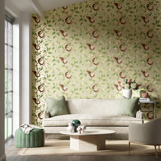 Harlequin Wallpaper Nellie - Gilver/ Meadow
