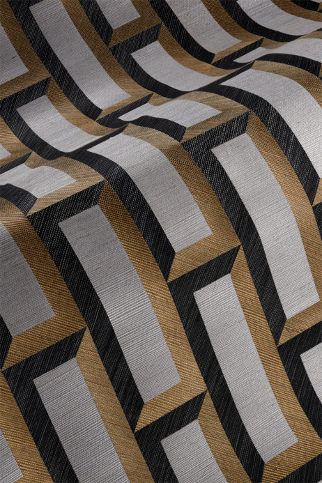 Arte International Wallpaper Biseau - Bronze Black