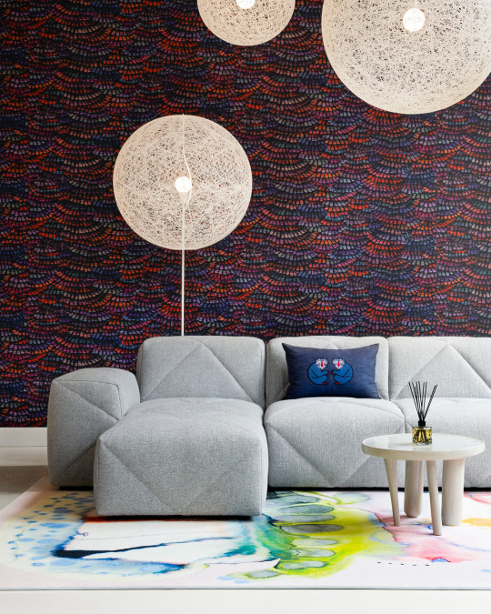 Moooi for Arte Tapete Dandelion Cranes - Heliotrope