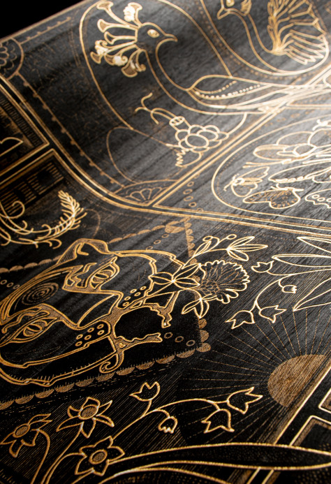 Moooi for Arte Papier peint Golden Tiger - Ebony