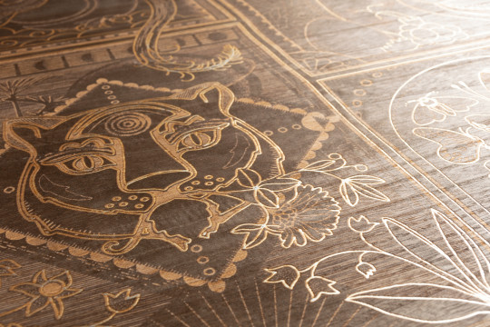 Moooi for Arte Tapete Golden Tiger - Makore