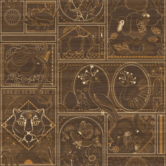 Moooi for Arte Tapete Golden Tiger - Makore