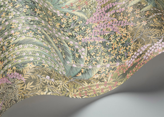 Cole & Son Tapete Cascade - Soft Olive & Sage