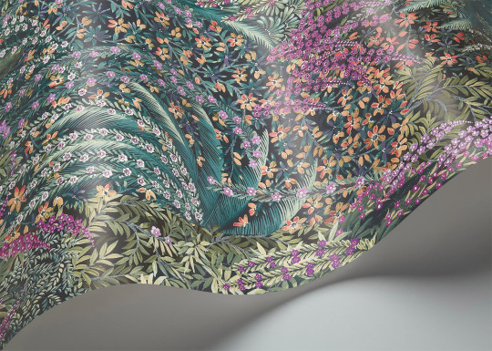 Cole & Son Tapete Cascade - Teal and Viridian