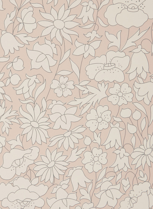 Liberty Wallpaper Poppy Meadow - Ointment