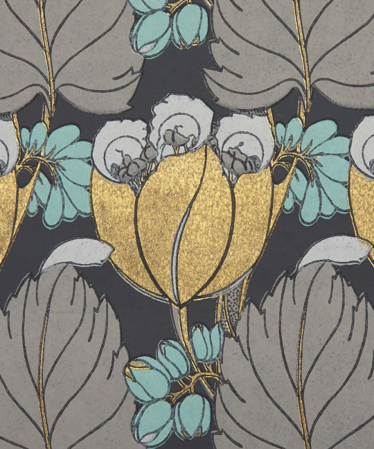 Liberty Wallpaper Regency Tulip - Pewter