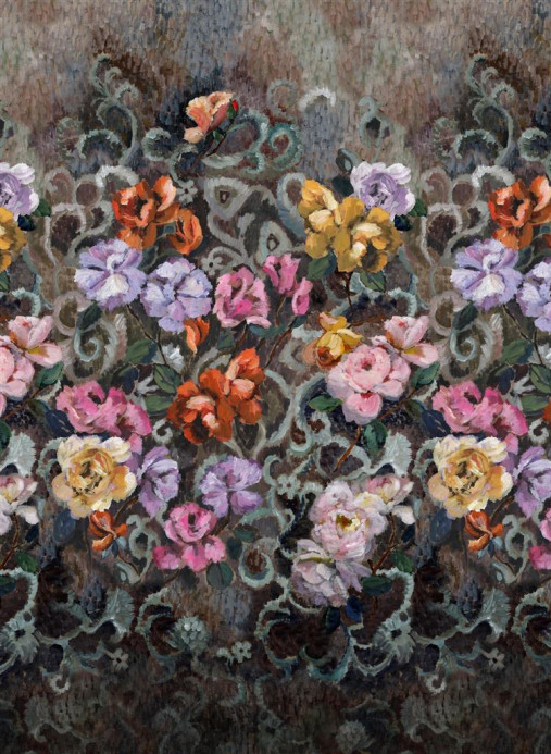 Designers Guild Carta da parati Tapestry Flower - Damson