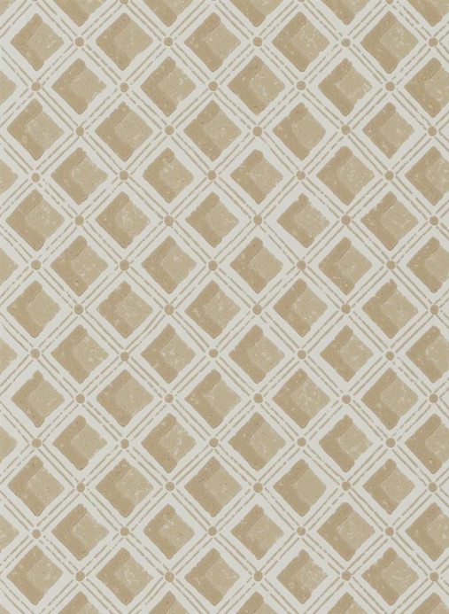 Designers Guild Wallpaper Amsee Geometric - Sandstone