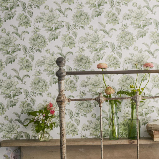 Designers Guild Wallpaper English Garden Floral - Willow