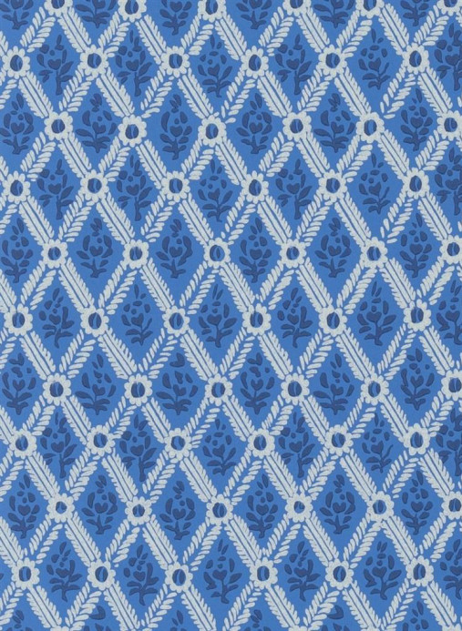 Designers Guild Wallpaper St John Street Trellis - Ink