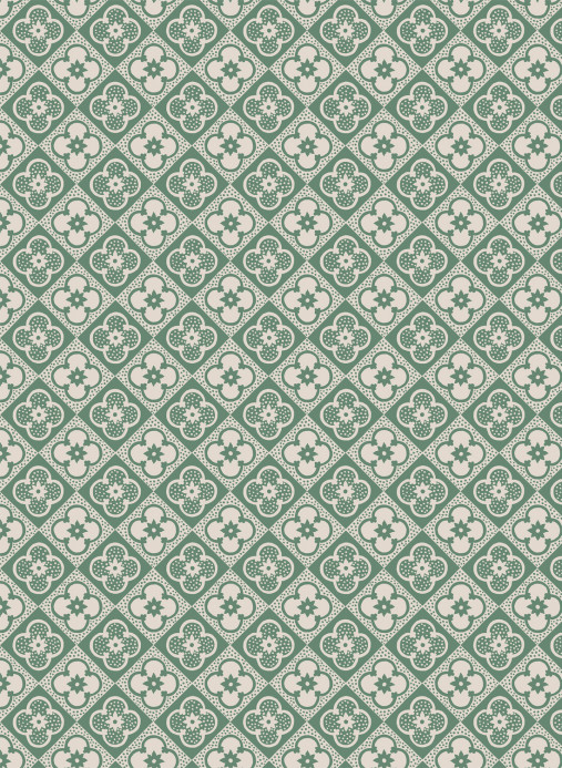 Sandberg Wallpaper Lyckan - Emerald