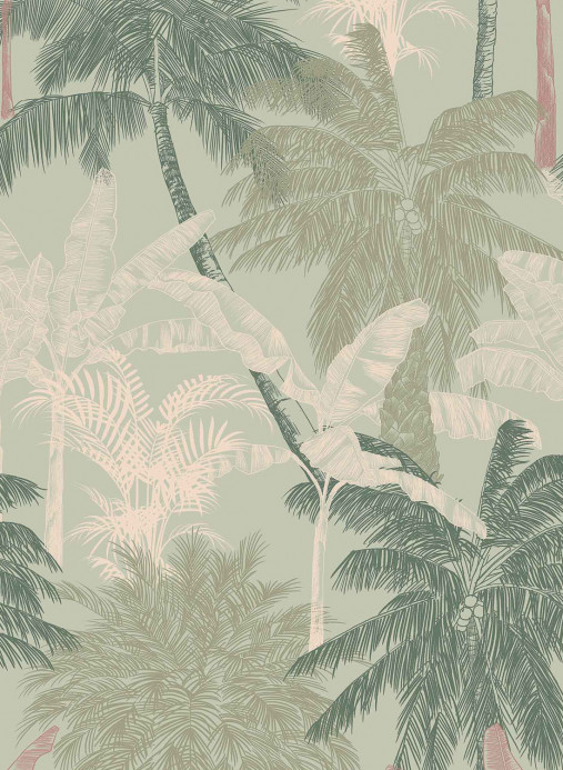 Coordonne Wallpaper Palms - Menta