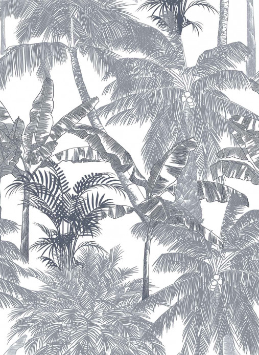 Coordonne Wallpaper Palms - Plomo