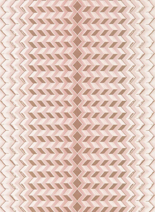 Clarke & Clarke Wallpaper Fragment - Blush / Gold