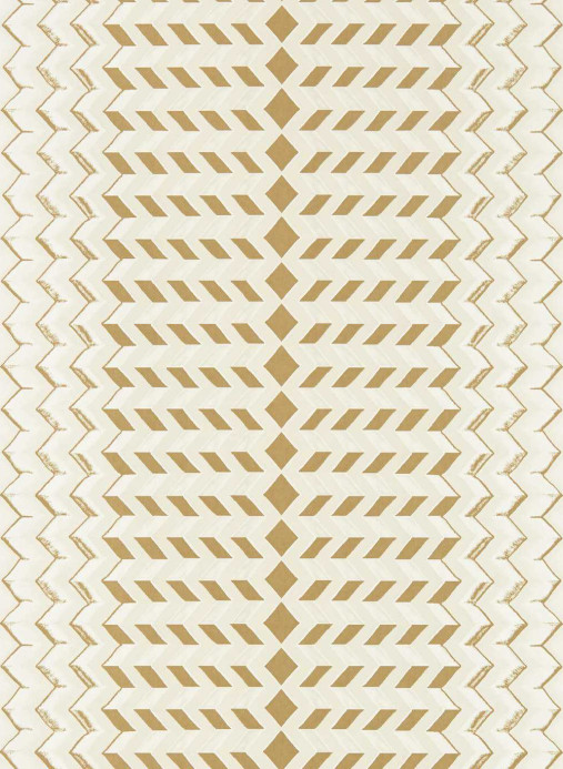 Clarke & Clarke Wallpaper Fragment - Natural/ Gold