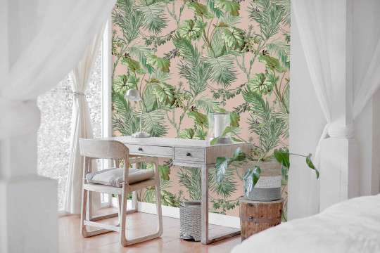 Coordonne Wallpaper Vegetable - Pink