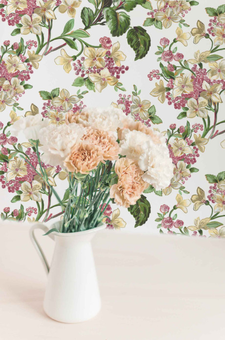Coordonne Wallpaper Flowery - White