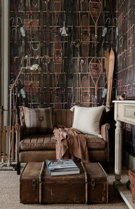 Mindthegap Wallpaper Vintage Skiing