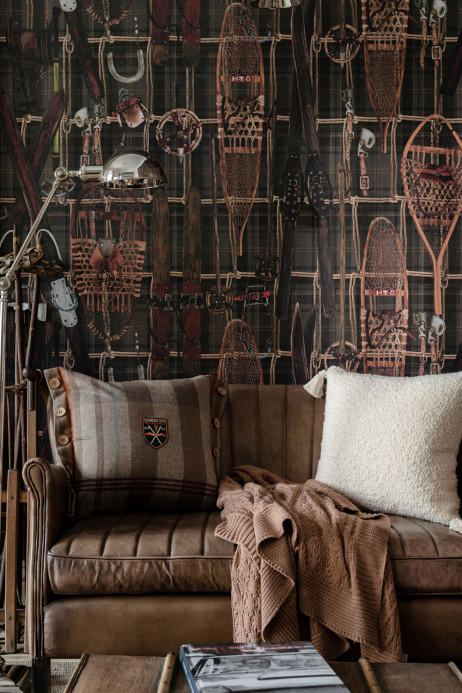 Mindthegap Wallpaper Vintage Skiing