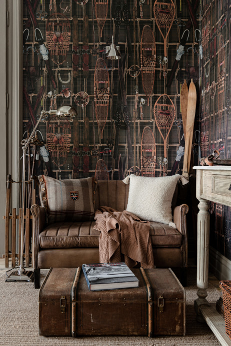 Mindthegap Wallpaper Vintage Skiing