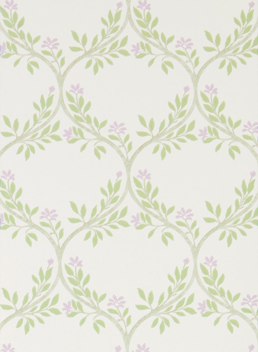 Nina Campbell Wallpaper Arber - Sage/ Lilac