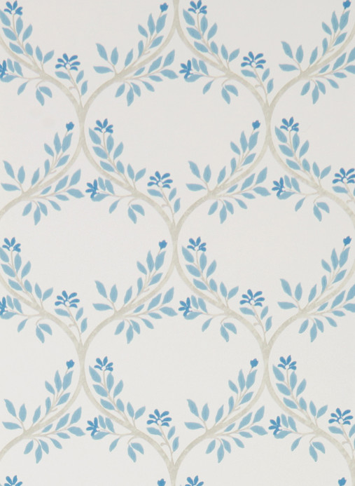 Nina Campbell Wallpaper Arber - Blue