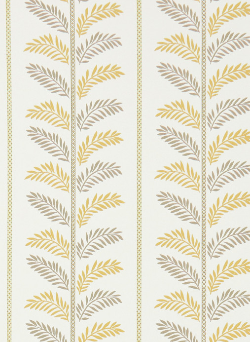 Nina Campbell Wallpaper Plumier - Ochre/ Taupe