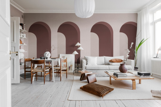 Rebel Walls Wandbild Arch - Pink