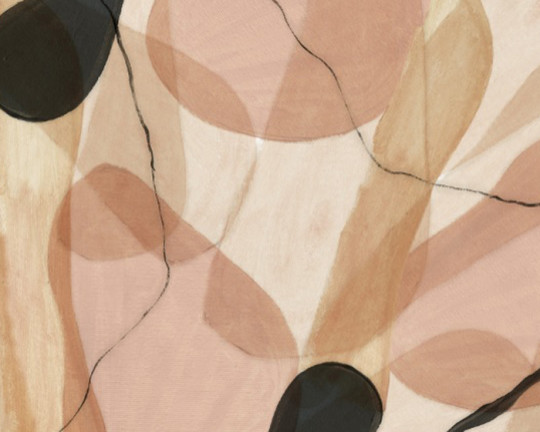 Rebel Walls Wandbild Asana - Dusty Pink