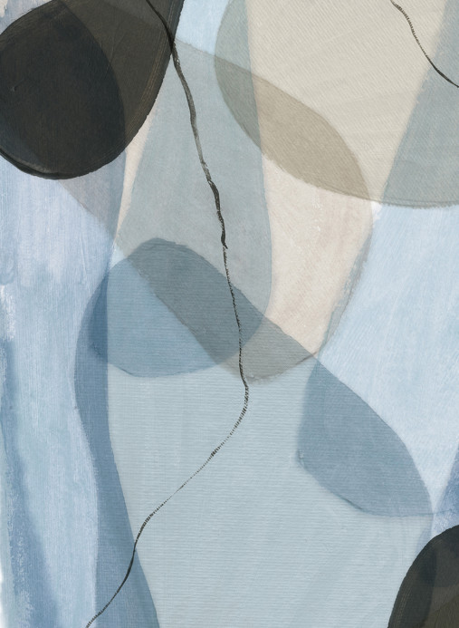Rebel Walls Wandbild Asana - Ocean Blue