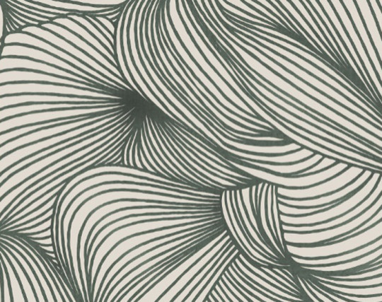 Rebel Walls Papier peint panoramique Opulence Lines - Moss