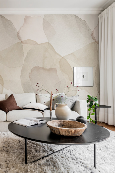 Rebel Walls Wandbild Petals - Sand