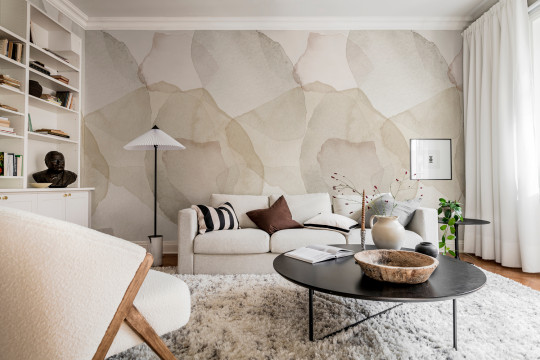 Rebel Walls Wandbild Petals - Sand