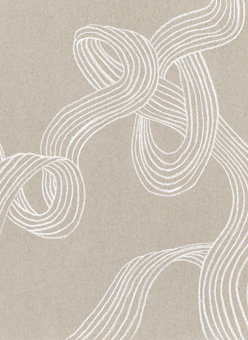 Rebel Walls Wandbild Stripes - Sand