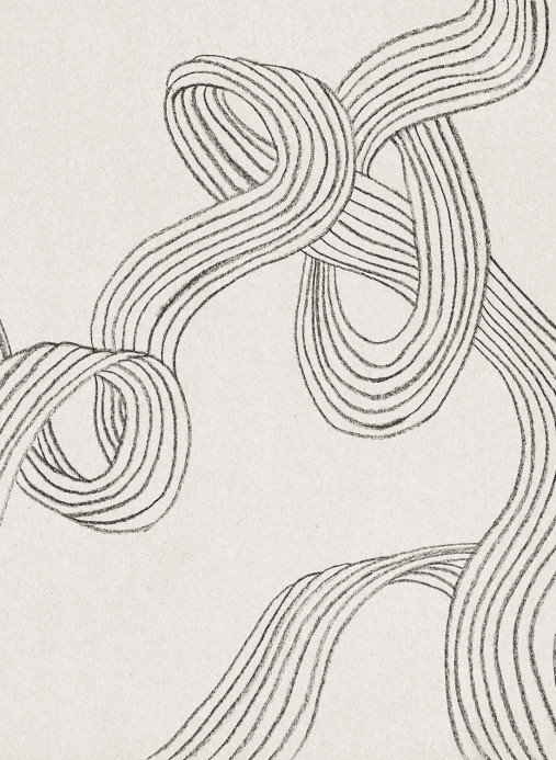 Rebel Walls Wandbild Stripes - Graphite