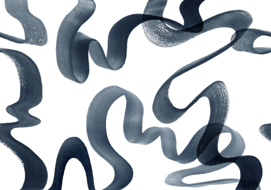 Rebel Walls Wandbild Waves - Ink