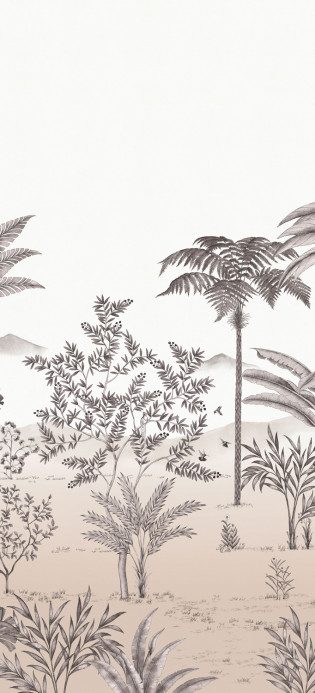 Isidore Leroy Mural Jardin des Oiseaux Bois de Rose