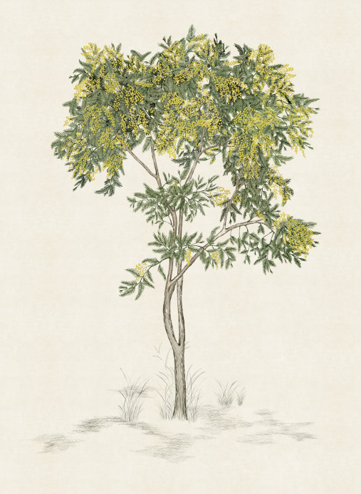 Isidore Leroy Papier peint panoramique Arbustes Naturel