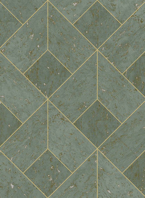 Coordonne Tapete Diamond Cork - Lagoon