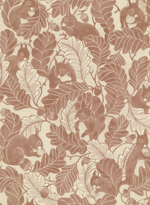 Långelid / von Brömssen Wallpaper Oak Tree Tails - Powder Tan