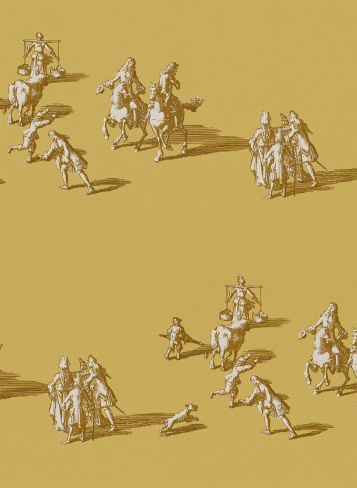 Långelid / von Brömssen Papier peint A Walk in the Park - Misty Yellow